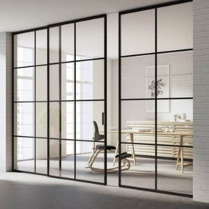 Crittall style sliding doors - Geera - open spaces